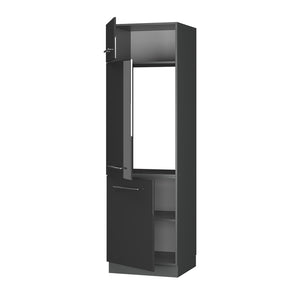 Vicco Armadio frigorifero Antracite lucido 60 cm