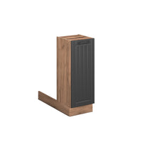 Vicco isola cucina Grigio scuro 30 cm senza piano di lavoro