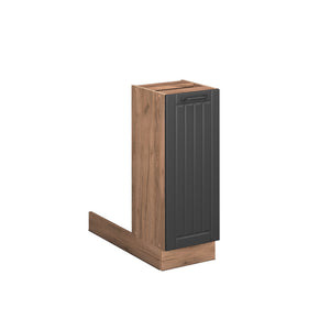 Vicco isola cucina Grigio scuro 30 cm senza piano di lavoro