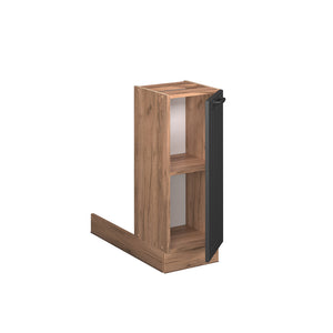 Vicco isola cucina Grigio scuro 30 cm senza piano di lavoro