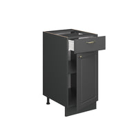 Vicco Mobiletto base per cucina Landhaus antrazit-oro 40 cm , PL Antracite