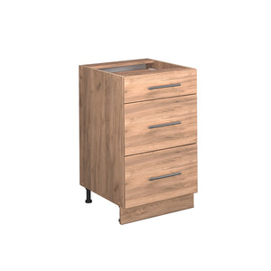 Vicco Mobiletto base per cucina Quercia dorata 50 cm , PL Marmo