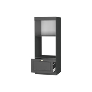 Vicco Set mobili bagno Landhaus antrazit-oro 60 cm aperto