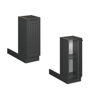 Vicco isola cucina Grigio scuro 30 cm senza piano di lavoro