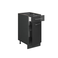 Vicco Mobiletto base per cucina Antracite lucido 40 cm , PL Marmo