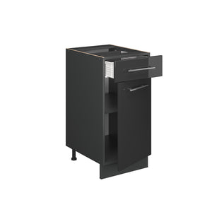 Vicco Mobiletto base per cucina Antracite lucido 40 cm , PL Marmo
