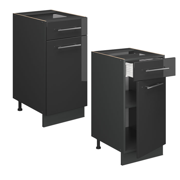 Vicco Mobiletto base per cucina Antracite lucido 40 cm , PL Antracite
