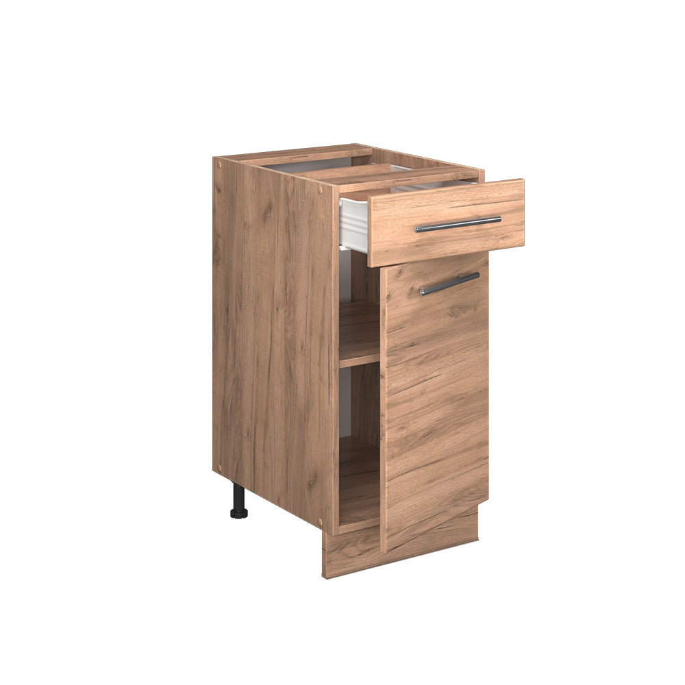 Vicco Mobiletto base per cucina Quercia dorata 40 cm , PL Antracite