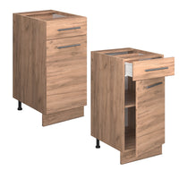 Vicco Mobiletto base per cucina Quercia dorata 40 cm , PL Antracite