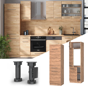 Vicco Armadio frigorifero Quercia dorata 60 cm