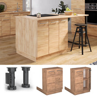 Vicco isola cucina Quercia dorata 60 cm senza piano di lavoro