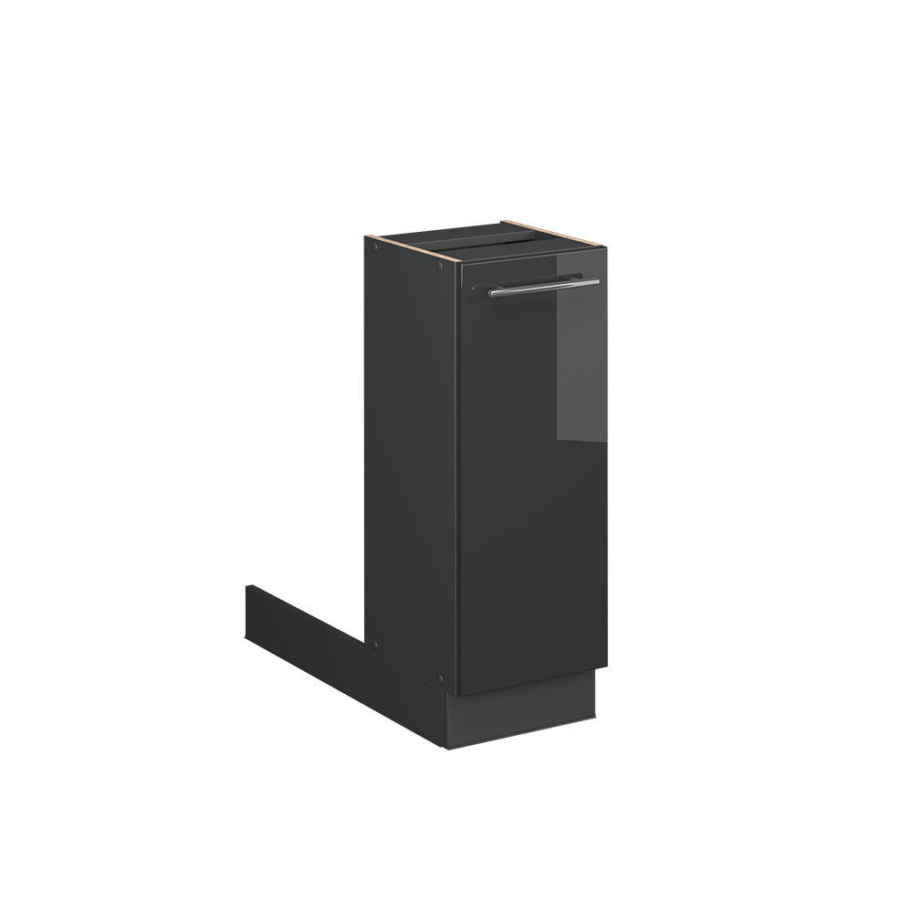 Vicco isola cucina Antracite lucido 30 cm senza piano di lavoro