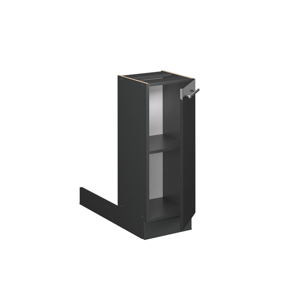 Vicco isola cucina Antracite lucido 30 cm senza piano di lavoro