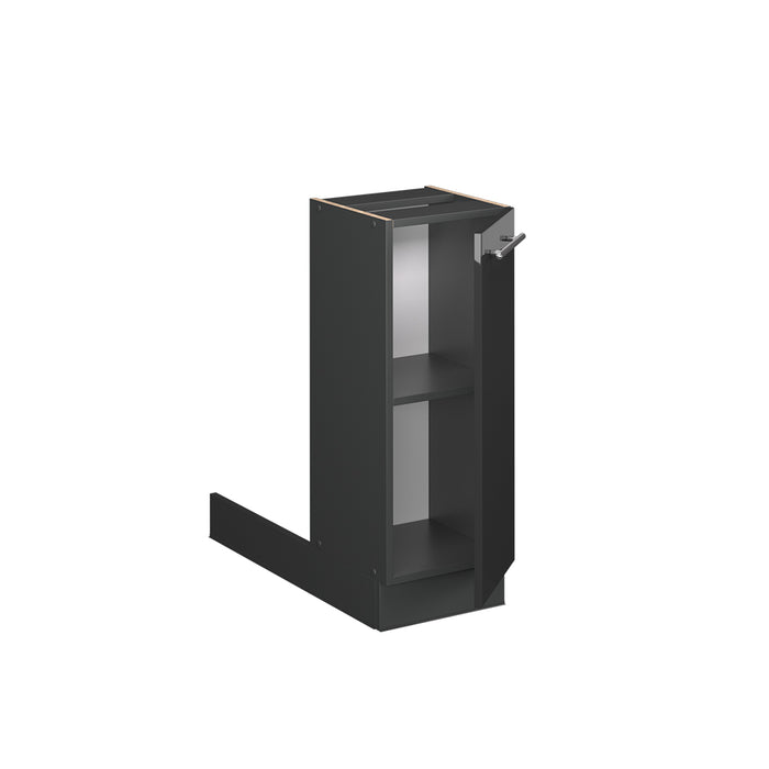 Vicco isola cucina Antracite lucido 30 cm senza piano di lavoro