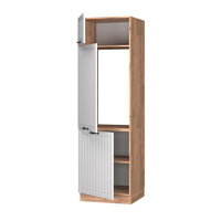 Vicco Armadio frigorifero Bianco casa di campagna 60 cm