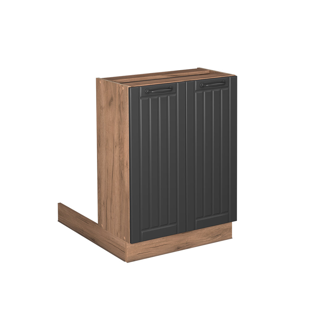 Vicco isola cucina Grigio scuro 60 cm senza piano di lavoro