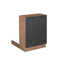 Vicco isola cucina Grigio scuro 60 cm senza piano di lavoro