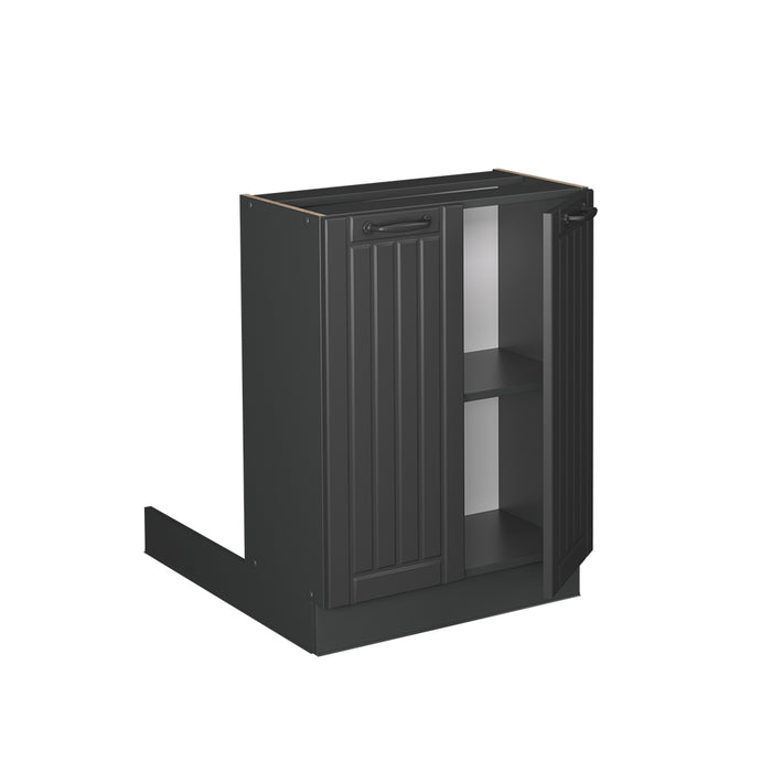 Vicco isola cucina Grigio scuro 60 cm senza piano di lavoro