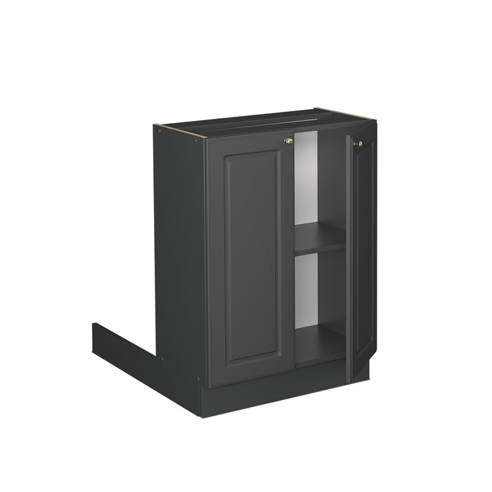 Vicco isola cucina Landhaus antrazit-oro 60 cm senza piano di lavoro