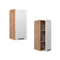 Vicco Pensile da cucina Bianco casa di campagna 30 cm