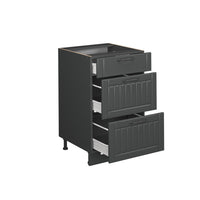 Vicco Mobiletto base per cucina Grigio scuro 50 cm senza piano di lavoro