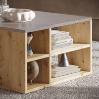 Vicco Tavolino da salotto Cachemire 90 x 60 cm con ripiani