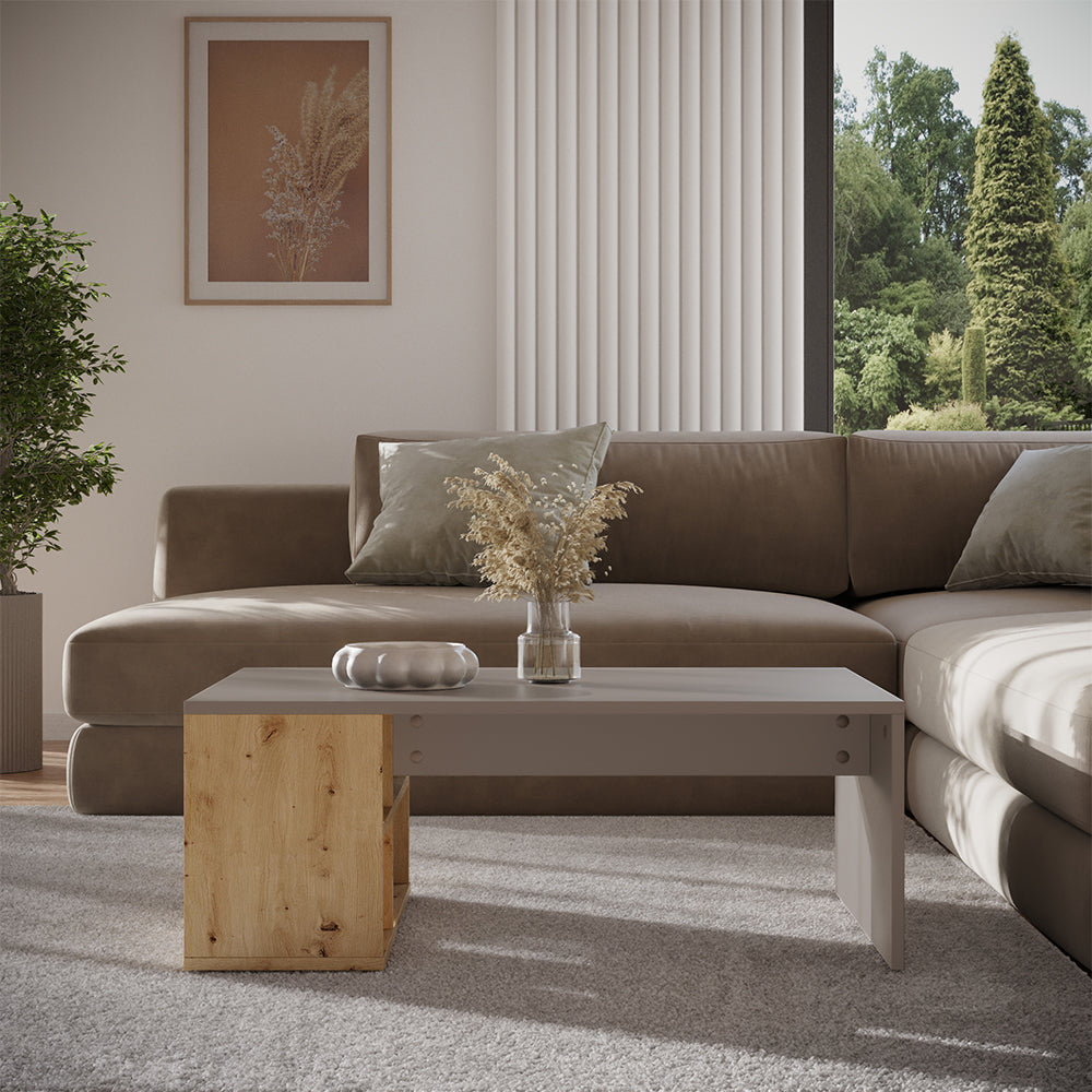 Vicco Tavolino da salotto Cachemire 90 x 60 cm con ripiani