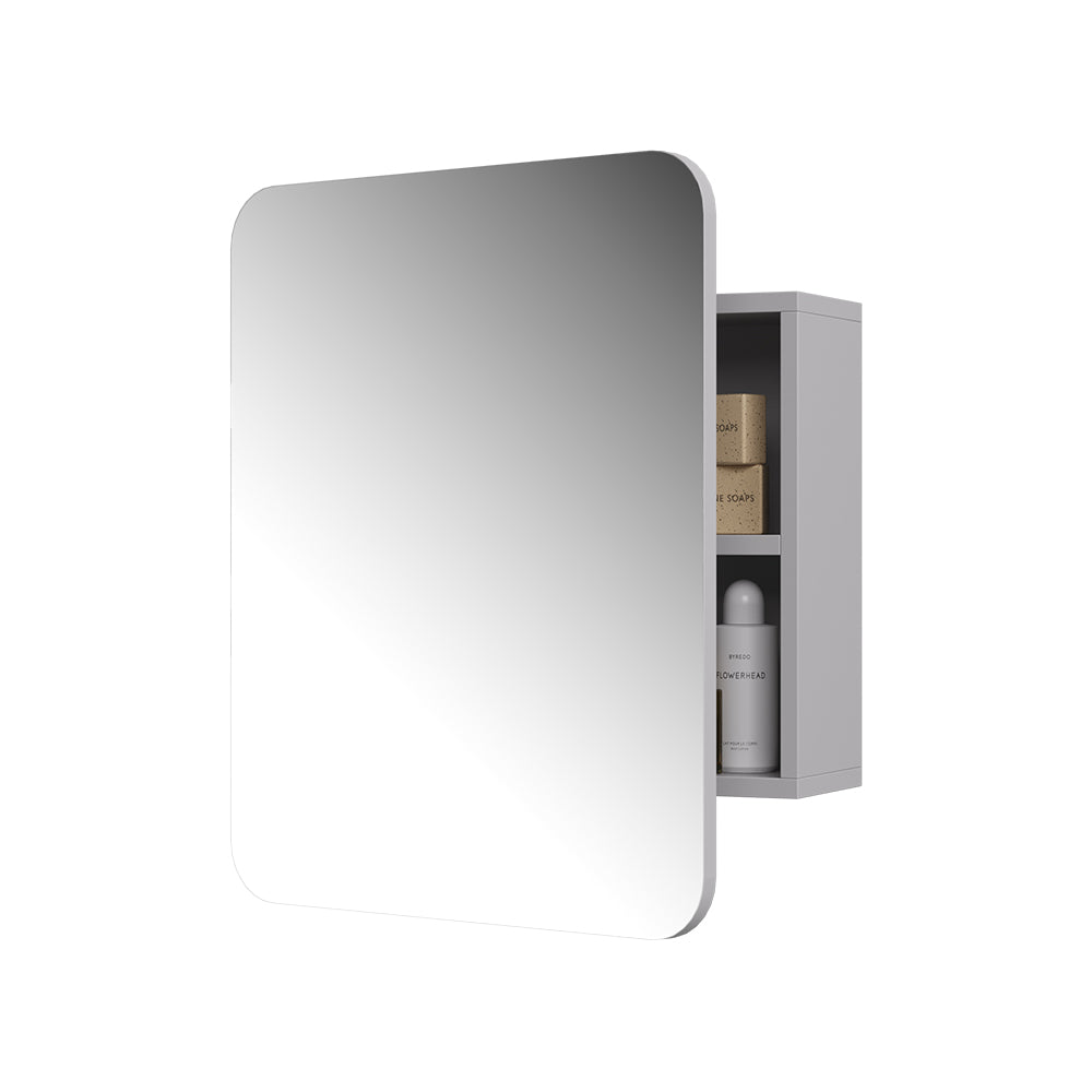 Vicco Specchio contenitore bagno Bianco 60 x 50 cm con ripiani