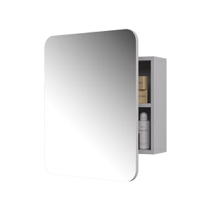 Vicco Specchio contenitore bagno Bianco 60 x 50 cm con ripiani