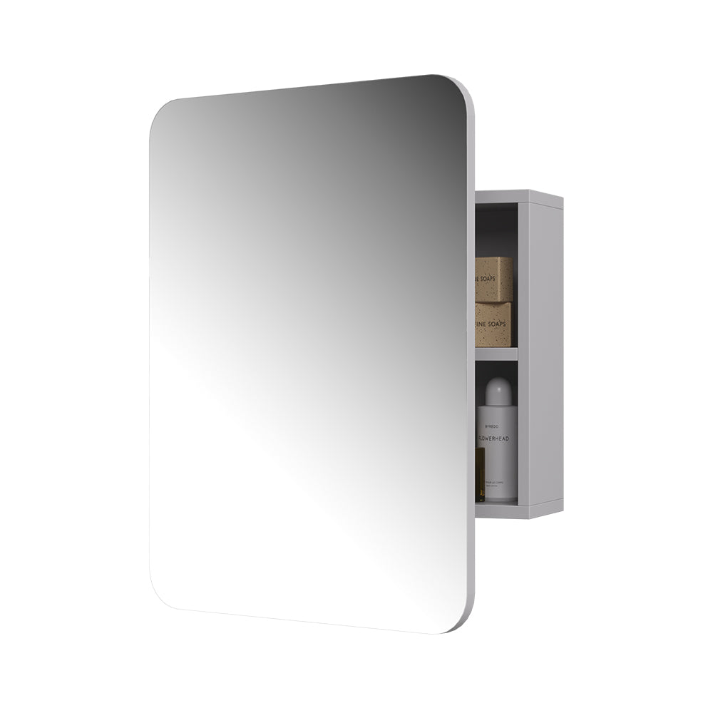 Vicco Specchio contenitore bagno Bianco 65 x 50 cm con ripiani