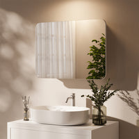 Vicco Specchio contenitore bagno Bianco 70 x 50 cm con ripiani