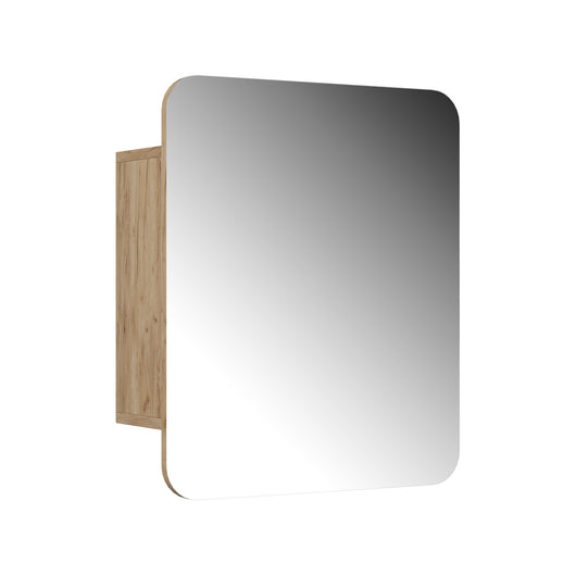 Vicco Specchio contenitore bagno Quercia dorata 60 x 50 cm con ripiani