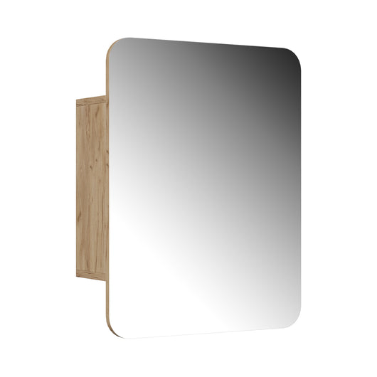 Vicco Specchio contenitore bagno Quercia dorata 65 x 50 cm con ripiani