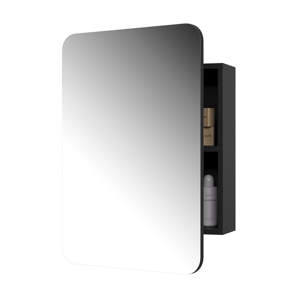 Vicco Specchio contenitore bagno Antracite 70 x 50 cm con ripiani