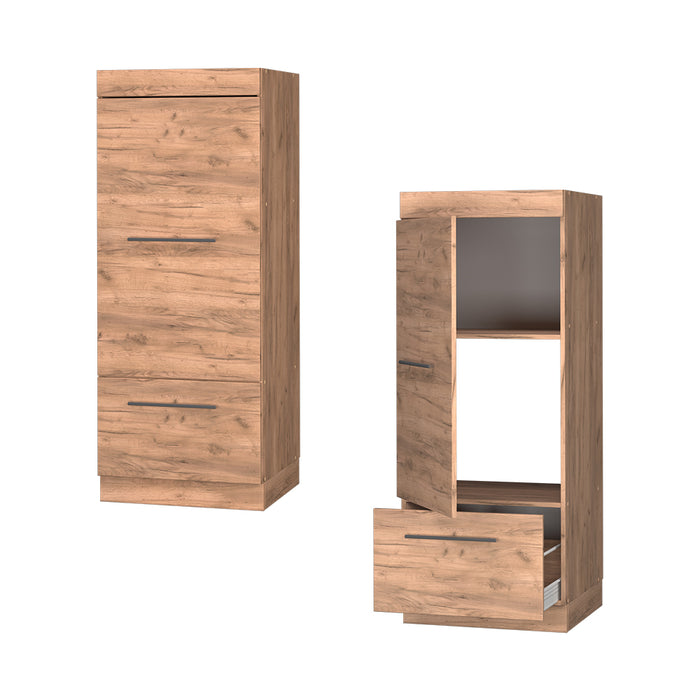 Vicco Set mobili bagno Quercia dorata 60 cm