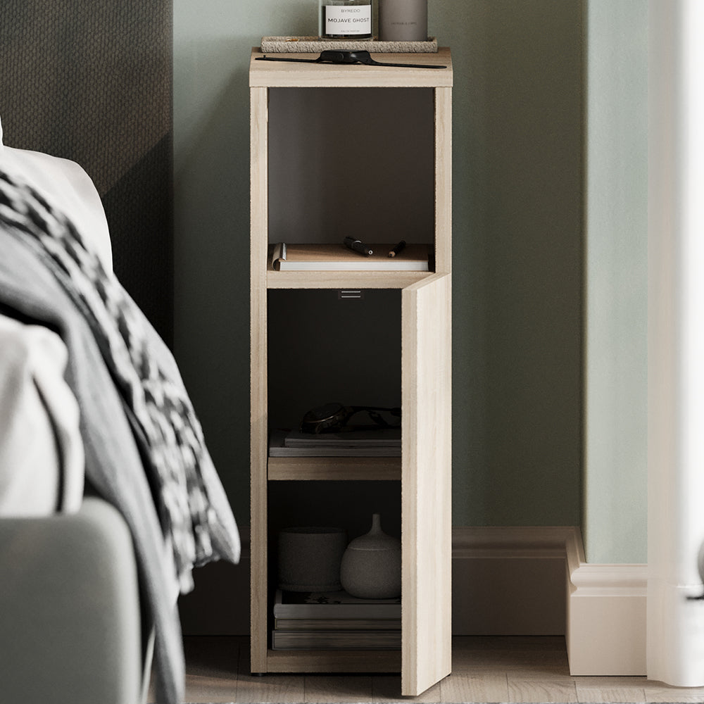 Vicco Comodino camera da letto Sonoma 20 x 59.5 cm con 1 porta