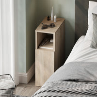 Vicco Comodino camera da letto Sonoma 20 x 59.5 cm con 1 porta