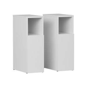 Vicco Comodino Bianco Set di 2