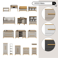 Vitalispa Scaffale per bambini Bianco 107.2 x 63.8 cm