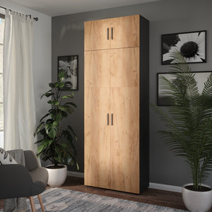 Vicco Armadio universale Antracite/quercia dorata 80 x 223.8 cm con attacco per mobile