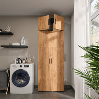 Vicco Armadio universale Antracite/quercia dorata 80 x 223.8 cm con attacco per mobile