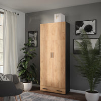 Vicco Armadio universale Antracite/quercia dorata 80 x 201.2 cm con modulo cassetto