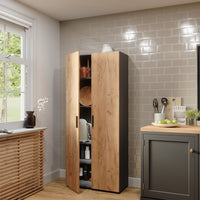 Vicco Scaffale per file Antracite/quercia dorata 80 x 183.8 cm