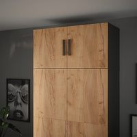 Vicco Modulo aggiuntivo Antracite/quercia dorata 80 x 40 cm con 2 porte