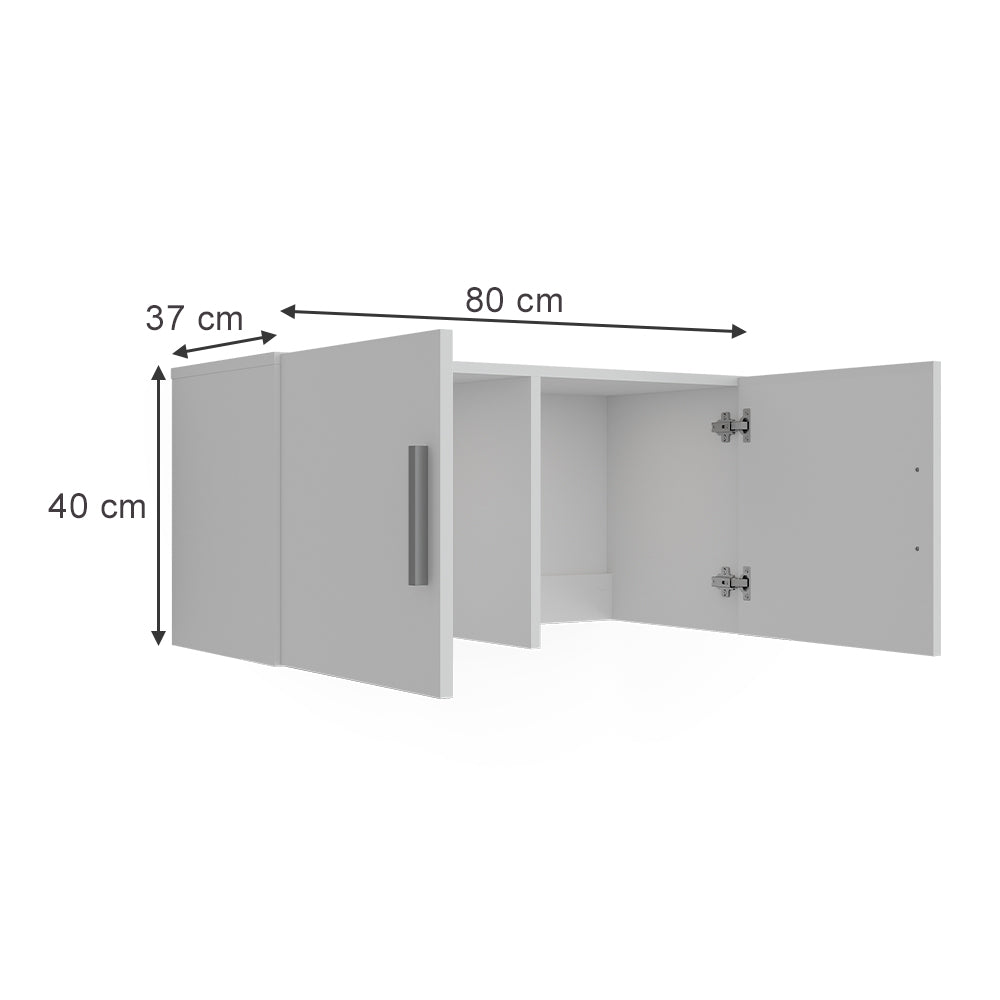 Vicco Modulo aggiuntivo Bianco 80 x 40 cm con 2 porte
