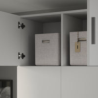 Vicco Modulo aggiuntivo Bianco 80 x 40 cm con 2 porte