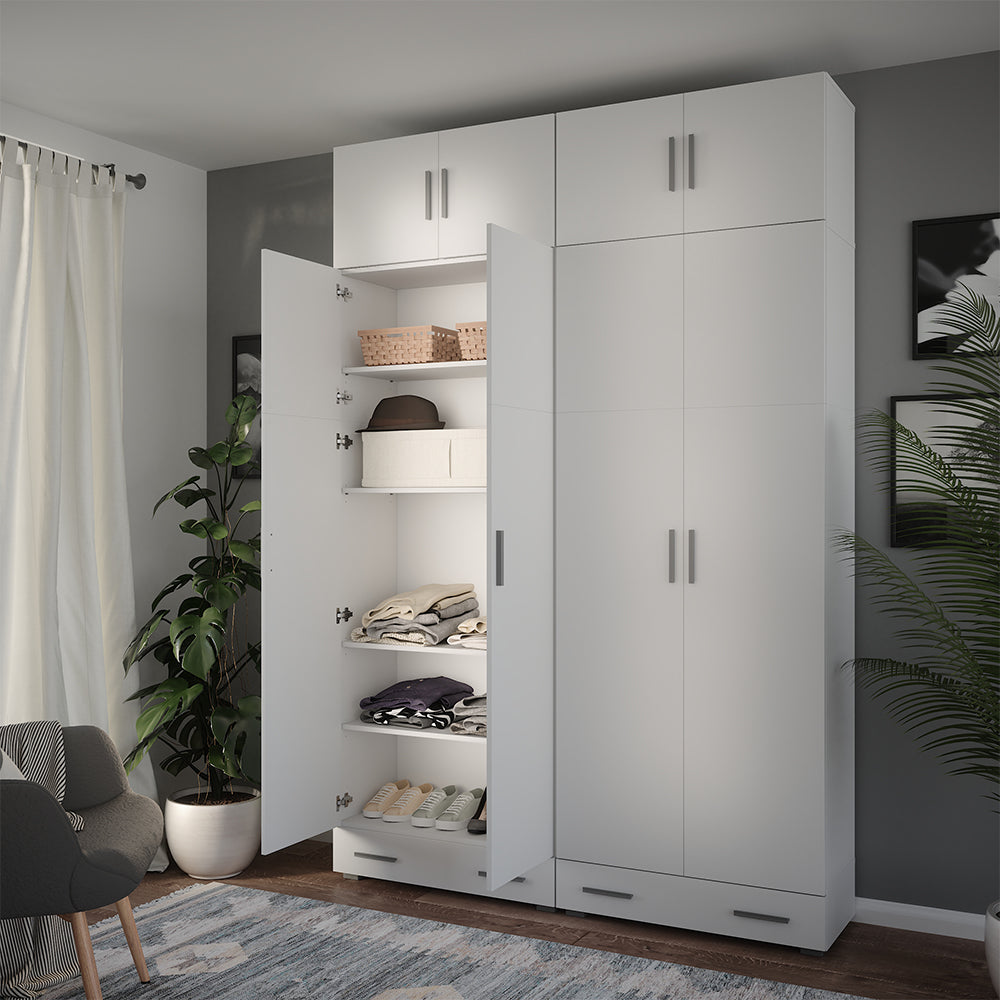 Vicco Modulo aggiuntivo Bianco 80 x 40 cm con 2 porte