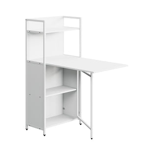 Vicco Scrivania Bianco 57 x 30 cm con piano del tavolo pieghevole