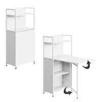 Vicco Scrivania Bianco 57 x 30 cm con piano del tavolo pieghevole