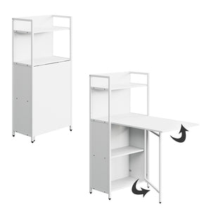 Vicco Scrivania Bianco 57 x 30 cm con piano del tavolo pieghevole